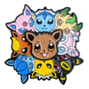 Aangepaste ontwerpen Leuke anime Pokemon Badge Animal Game Pokemon Pikachu Elaw Pin Go For Kids