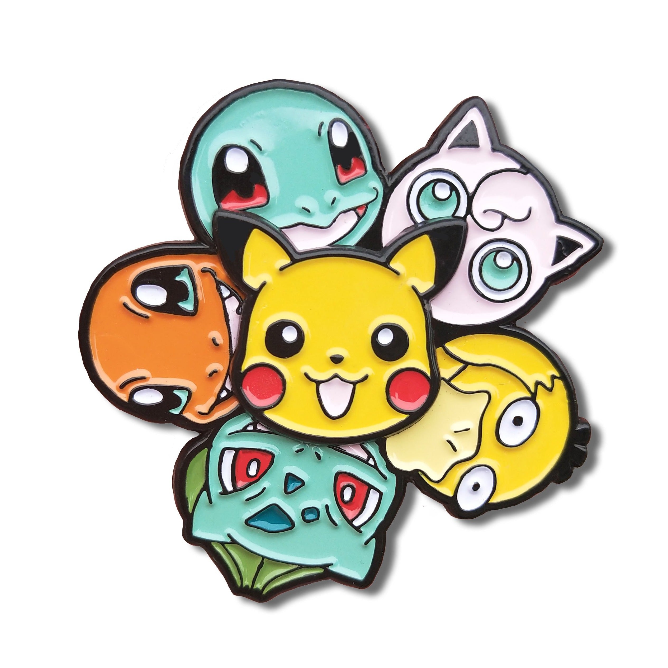 Aangepaste ontwerpen Leuke anime Pokemon Badge Animal Game Pokemon Pikachu Elaw Pin Go For Kids