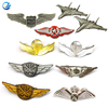 Aangepaste metalen pin 3D Custom Metal Pilot Wings Pin Badge
