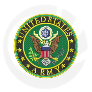 Militair uniform leger geborduurde patch
