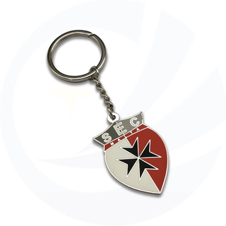 Sleutelhanger met zinklogo heren