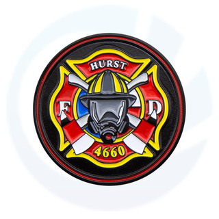 Aangepaste brandweerman Challenge munt