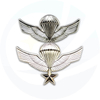 Metal Eagle Black Military Police Badge