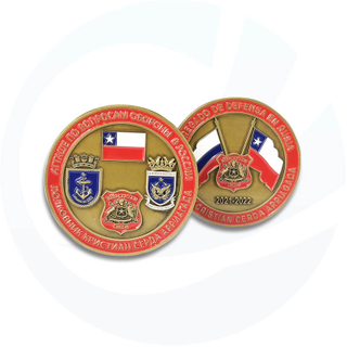 Custom National Peace and Friendship Collegemorative Challenge Coin