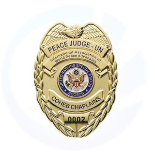 Goedkoop aangepast gepersonaliseerd 3D -logo eenvoudige zinklegering emaille revers pin politie werk badge